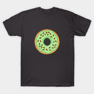 Green Donut and Chocolate Sprinkles T-Shirt